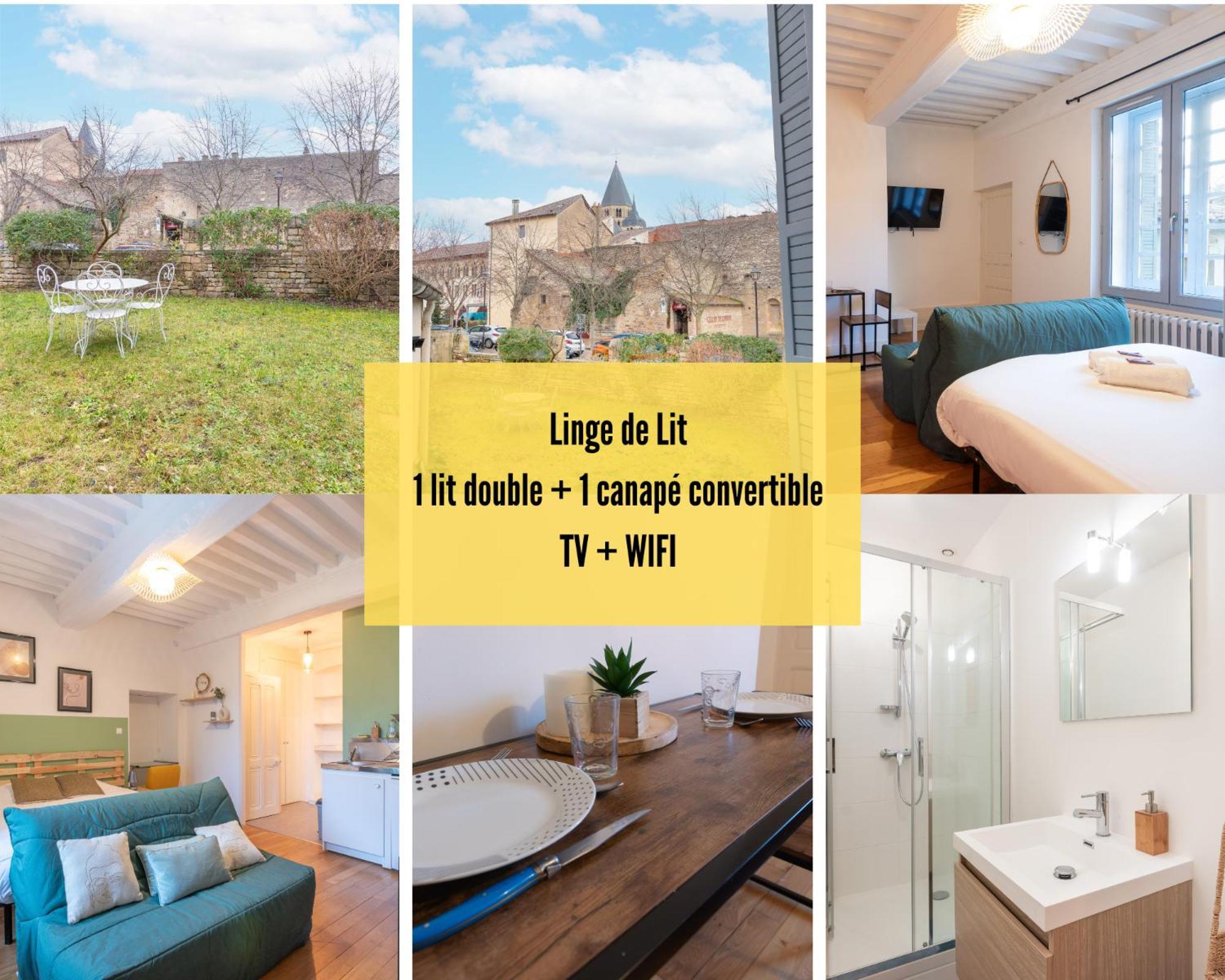 Cabana & La Place De L'Abbaye - Centre-Ville, Jardin Cluny Exteriör bild
